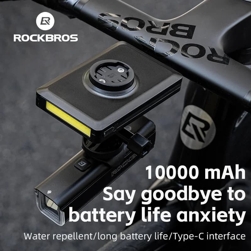 5000mAh USB įkraunama priekinė dviračio lemputė